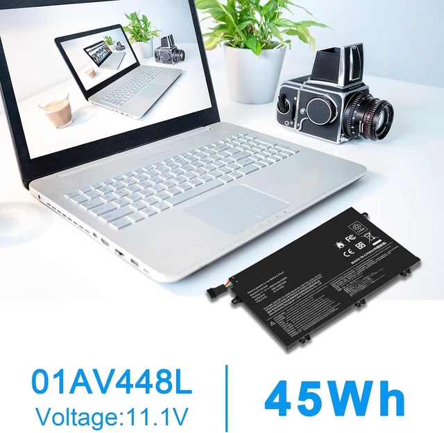 Alt view image 6 of 7 - 01AV445 01AV448 L17L3P51 Battery for Lenovo ThinkPad E480 E490 E485 E495 E580 E585 E590 E595 E14 E15 Series SB10K97606 SB10K97608 01AV447 L17C3P51 L17M3P52 L17M3P51 SB10K97609
