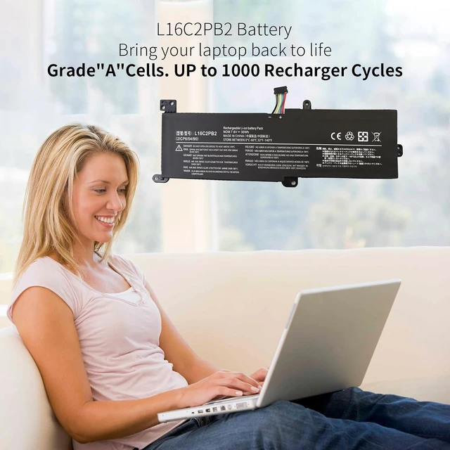Alt view image 5 of 6 - L16M2PB2 L16C2PB2 L17L2PF1 Battery for Lenovo IdeaPad 330 320 S145