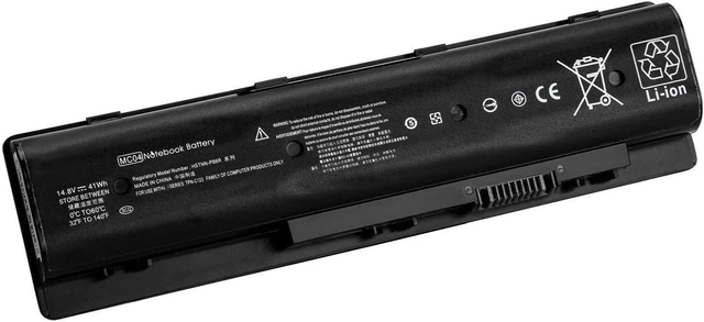 Main image of 804073-851 805095-001 806953-851 807231-001 HSTNN-PB6L HSTNN-PB6R MC04 MC06 TPN-C123 Laptop Battery Replacement for HP Envy 17-n000 m7-n109dx m7-n011dx 17-r 15-ae100 m7-n000 Series Laptop(14.8V 41WH)