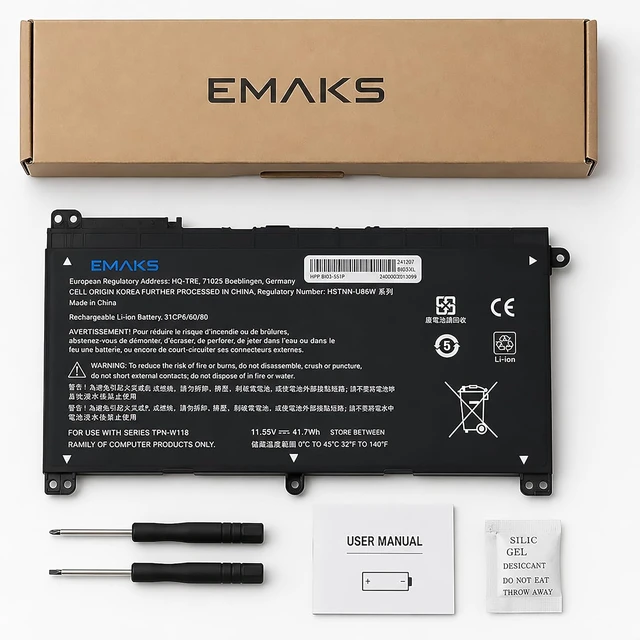 Alt view image 7 of 7 - BI03XL Battery ON03XL for HP Stream 14-CB 14-AX 14-DS 843537-541 844203-850