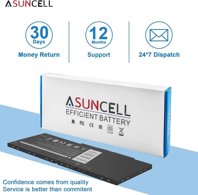 Alt view image 7 of 7 - GJKNX 68WH 7.6V Battery Replacement For Dell Latitude 5480 5580 5490 5491 5580 5590 5591 5280 5288 5488 5491 5495 E5480 E5580 E5490 E5590 Precision 3520 3530 Series GD1JP 0GD1JP DY9NT 5YHR4 451-BBZG