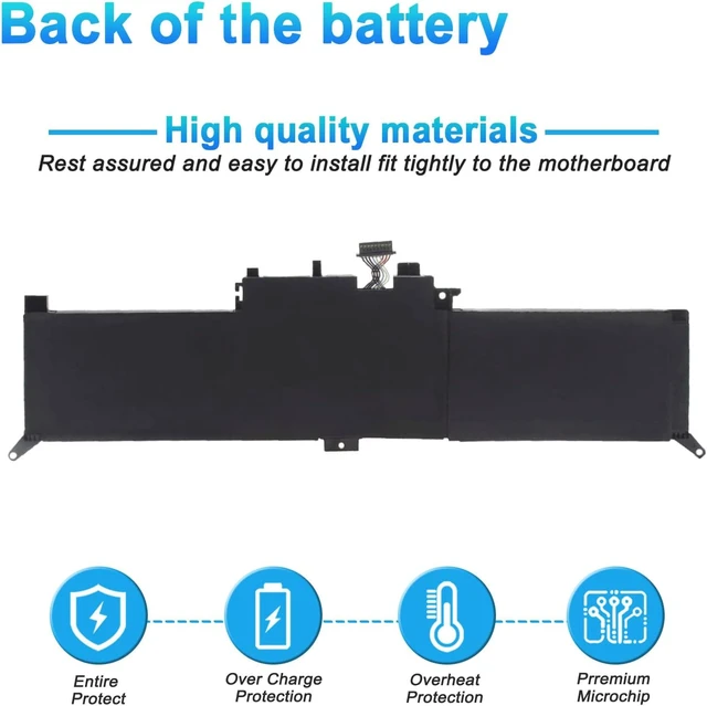 Alt view image 4 of 7 - 01AV432 01AV434 Laptop Battery Replacement for Lenovo ThinkPad Yoga 260 370 X380 Series SB10K97589 SB10K97590 SB10K97591 SB10F46464 SB10F46465 01AV433 00HW026 00HW027