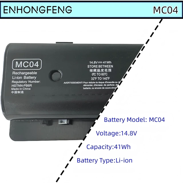 Alt view image 4 of 6 - MC04 14.8V 41Wh New Laptop Battery Compatable with HP Envy m7-n109dx m7-n011dx 17-r Series HSTNN-PB6R 805095-001 MC06 HSTNN-PB6L 805095-001 807231-001 804073-851 806953-851 TPN-C123