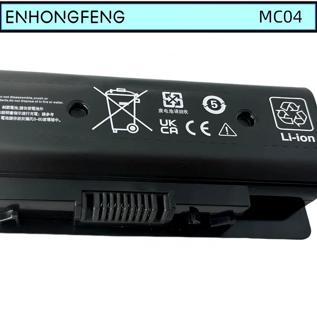 Alt view image 6 of 6 - MC04 14.8V 41Wh New Laptop Battery Compatable with HP Envy m7-n109dx m7-n011dx 17-r Series HSTNN-PB6R 805095-001 MC06 HSTNN-PB6L 805095-001 807231-001 804073-851 806953-851 TPN-C123