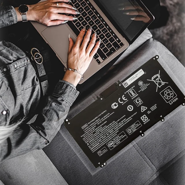 Alt view image 3 of 6 - HT03XL L11119-855 Laptop Battery Replacement for HP Pavilion 14-DF 14-CE 14-CF 15-DA 15-DB 15-CS 15-DW 17-CA 17-by 15-CS0053CL 15-DW0033NR 15-DA0014DX L11421-542 L11421-2C2 11.4V 41.04Wh