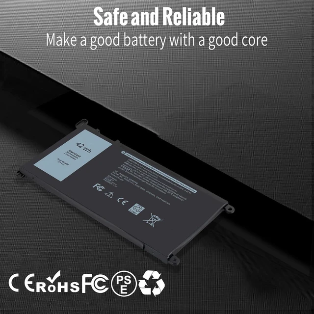 Alt view image 5 of 7 - 42Wh WDX0R P69G Battery for Dell Inspiron 7368 7378 7460 7579 7569 7570