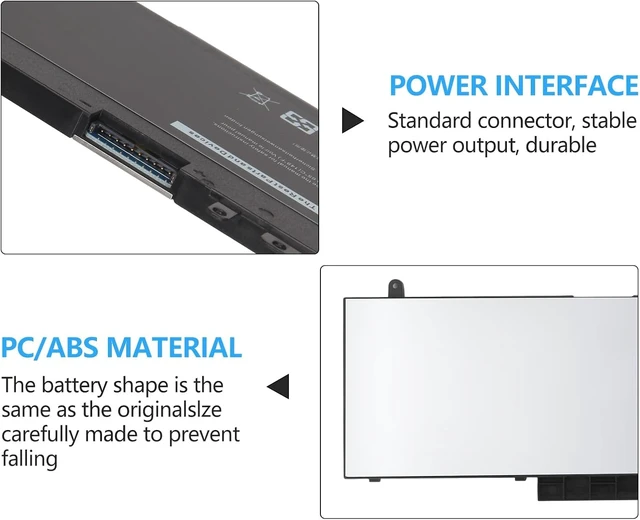 Alt view image 6 of 6 - WJ5R2 11.4V 84Wh Battery Compatible with Dell Precision 3510 M3510