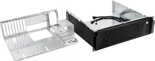 Alt view image 5 of 5 - Sliger CX3170a XL | 3U 17" Deep Rackmoun Chassis | SFX PSU | EATX Motherboard |  3x 3.5" HDD's, 1x 2.5" SSD's, or 7x 2.5" SSD | 8x PCIe Slots | Gaming PC | Made In USA
