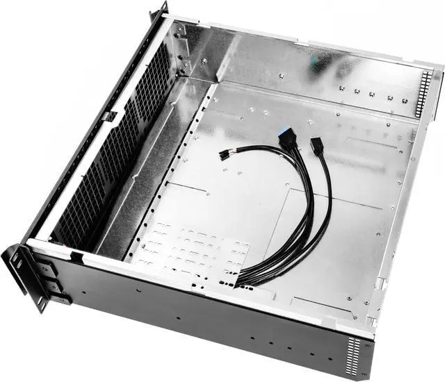 Alt view image 7 of 7 - Sliger CX3171a XL| 17" Deep 3U Rackmount Chassis | SFX PSU | EATX/CEB/EEB Motherboard | 3-Slot GPU on PCIe 4.0 Riser| Bracket for 3x 3.5 HDD or 6x 2.5 SSD + 1x 2.5 SSD Mount | Made IN USA