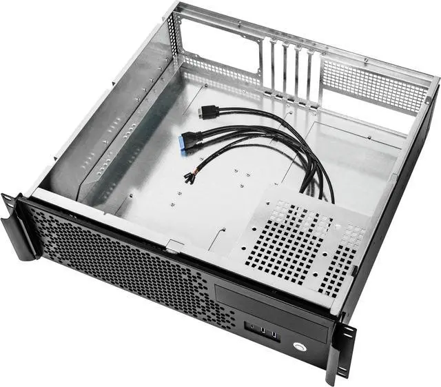 Alt view image 7 of 7 - Sliger CX3172i XL | 3U 17" Deep Rackmount Chassis | ATX PSU | EATX, ATX and MicroATX Motherboards | 2x 2.5 SSD Mount | 1x 5.25 Drive Bay | Made In USA
