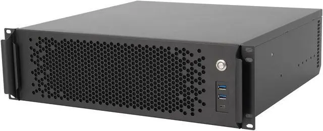 Main image of Sliger CX3171a | 17" Deep 3U Rackmount Chassis for 3.5-slot GPU up to 375mm long | SFX PSU | ATX Motherboard | 1x 2.5 SSD Mount | Made in USA