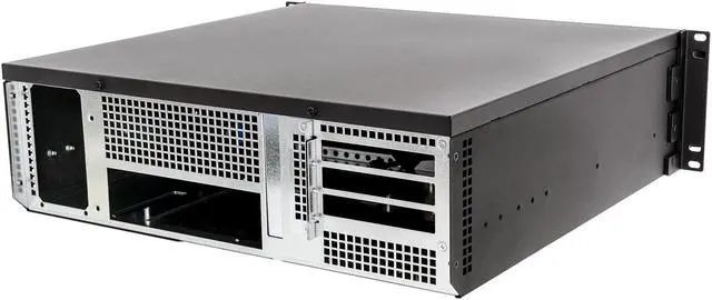 Alt view image 4 of 7 - Sliger CX3171a | 17" Deep 3U Rackmount Chassis for 3.5-slot GPU up to 375mm long | SFX PSU | ATX Motherboard | 1x 2.5 SSD Mount | Made in USA