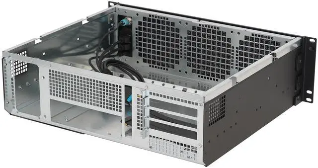 Alt view image 3 of 7 - Sliger CX3151a | 3U 15" Depth Rackmount Case | 3-Slot GPU 5.0 PCIe Riser | ATX Motherboard | SFX PSU | 3 Fan Mounts |1x USB C & 2x USB A | Made in USA