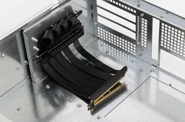 Alt view image 6 of 7 - Sliger CX3151a | 3U 15" Depth Rackmount Case | 3-Slot GPU 5.0 PCIe Riser | ATX Motherboard | SFX PSU | 3 Fan Mounts |1x USB C & 2x USB A | Made in USA