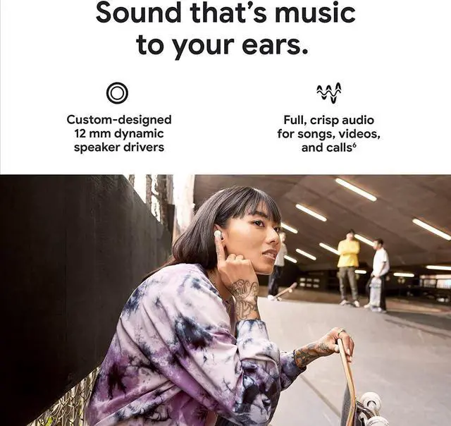 Alt view image 8 of 20 - Google Pixel Buds A-Series True Wireless In-Ear Headphones, Dark Olive (GA02372-US)