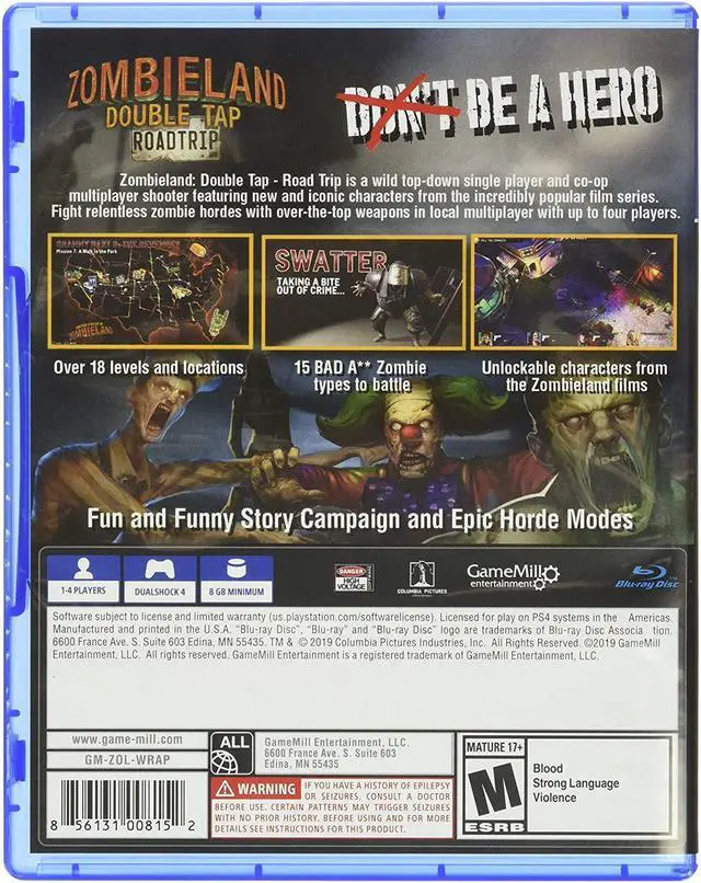 Alt view image 6 of 9 - zombieland: double tap  roadtrip  playstation 4 standard edition