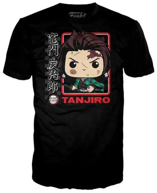 Alt view image 4 of 5 - Funko POP and TEE Demon Slayer Tanjiro BL XL - 62494