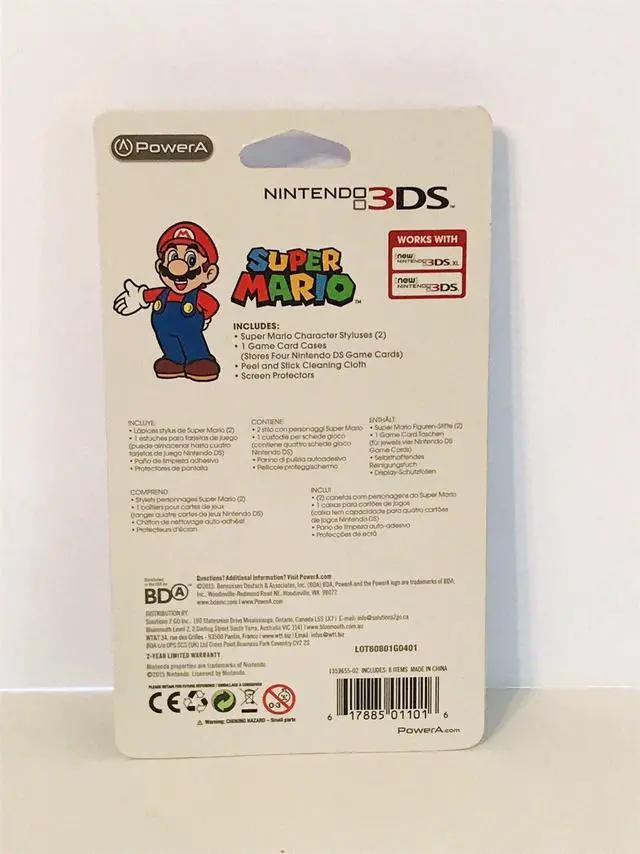 Alt view image 3 of 4 - Power A 1353655 Super Mario Clean and Protect Kit for Nintendo 3DS