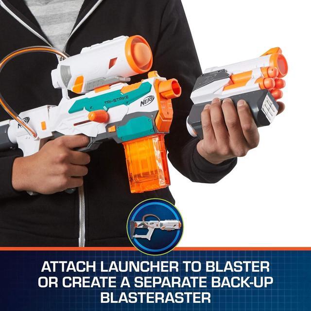 Alt view image 8 of 12 - NERF N-Strike Modulus Tri-Strike Blaster