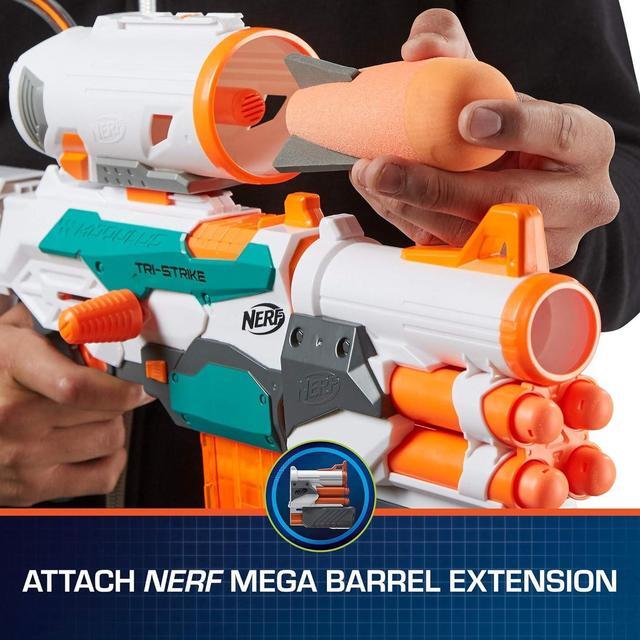 Alt view image 9 of 12 - NERF N-Strike Modulus Tri-Strike Blaster