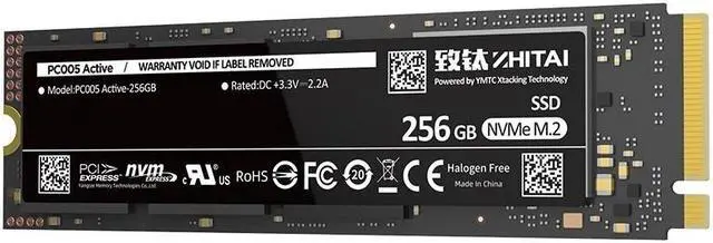 Alt view image 2 of 2 - ZHITAI PC005 M.2NVMe PCI-E Interface Solid State Drive (256GB)