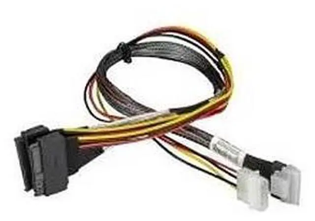 Main image of SMC CBL-SAST-0953-1 Slimline X8 To 2x U.2 PCIE With Power Cable For Servers, AOC Cards, And Storage