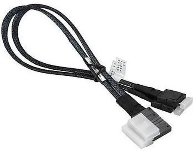 Main image of SMC CBL-SAST-0817 Oculink Cable For Storage Applications Slimline SAS X8 To 2x OCuLink (X4) 1.18ft (36CM)