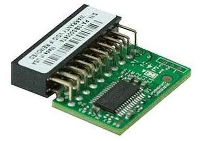 Main image of AOM-TPM-9665V-S Provisioned For Server Vertical TPM
2.0 Supporting LPC 20pin
