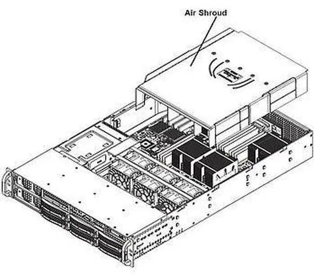 Main image of MCP-310-82801-0N 2U Cooling Air Shroud