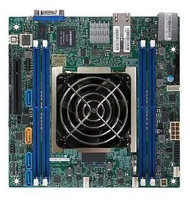 Main image of X11SDV-8C+-TLN2F Motherboard Mini-ITX Xeon D-2141I, 8-Core SoC (System On Chip)