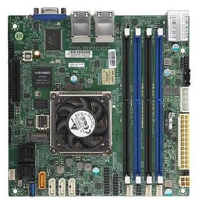 Main image of A2SDI-16C+-HLN4F Motherboard Mini-ITX Embedded Atom C3955 Processor