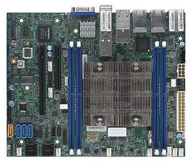 Main image of X11SDV-4C-TP8F Motherboard Flex ATX Xeon D-2123IT, 4-Core SoC (System On Chip)