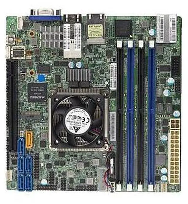 Main image of X10SDV-4C+-TLN4F Motherboard Mini-ITX SoC w/ Xeon D-1518 4-Core, Single Socket FCBGA 1667