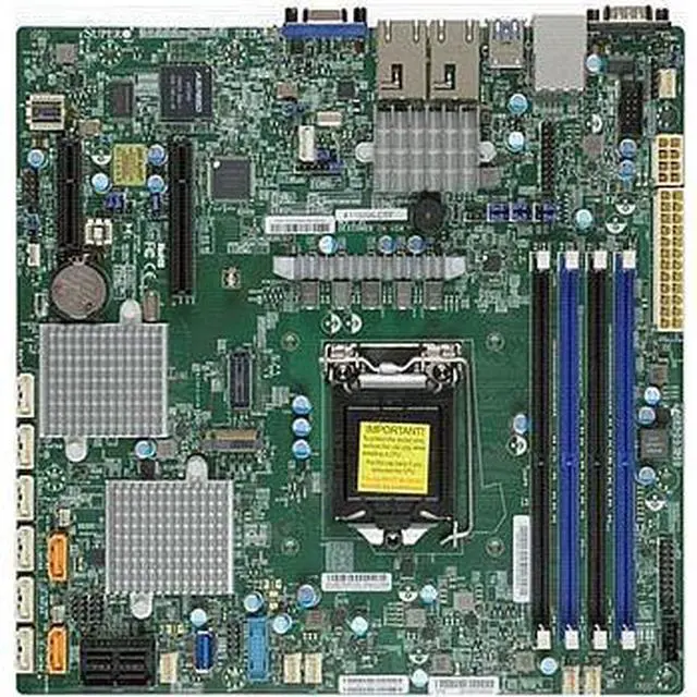 Main image of X11SSH-CTF Motherboard MATX Single Socket LGA-1151 (Socket H4) Xeon E3-1200 V6/V5 - Celeron/Pentium And Core I3 Series 7th/6th Generation