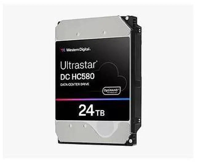 Main image of WUH722424ALE6L4 Hard Drive 24TB SATA 6Gb/S 7200 RPM 3.5-Inch 512e Sanitize Overwrite 512MB SE - Ultrastar DC HC580 Series