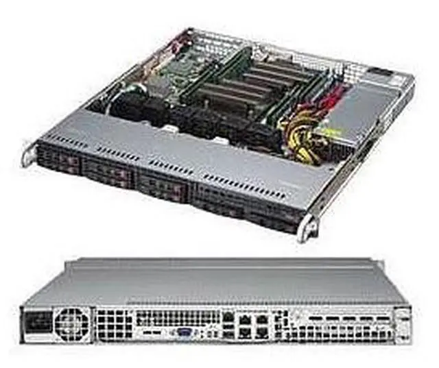 Main image of CSE-113MFAC2-605CB Server Chassis 1U Rackmount
