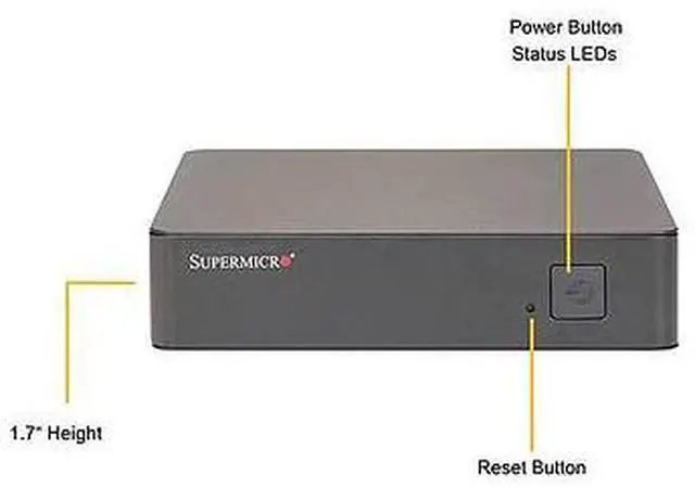 Main image of SYS-E200-9B Mini-ITX IoT Compact Barebone Embedded Pentium N3710 Processor
