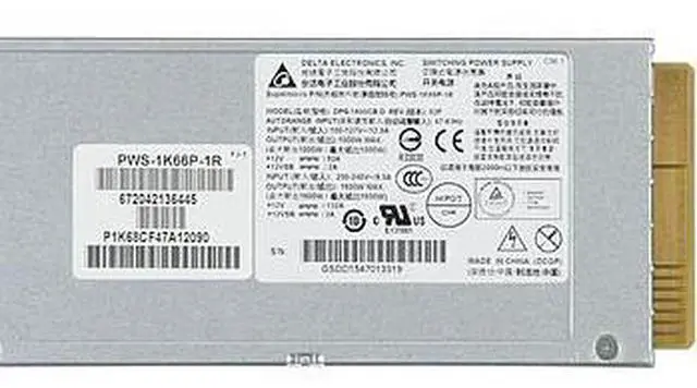 Main image of PWS-1K66P-1R Power Supply 1000/1600W 80 Plus Platinum