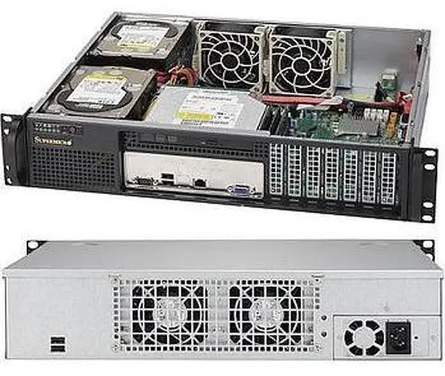Main image of CSE-523L-505B Server Chassis 2U Rackmount