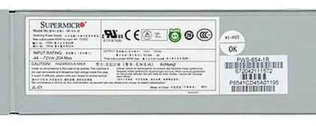 Main image of PWS-654-1R Power Supply 650W Module 20/24pin PFC