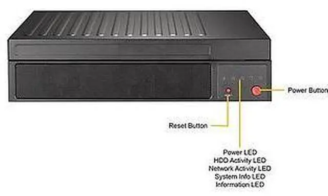 Main image of CSE-E301 Flex-ATX Mini 1U Server BOX PC Chassis NO Power Supply