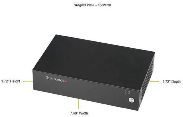 Alt view image 4 of 5 - SYS-E102-13R-E IoT Fan-Based Embedded Raptor Lake-P I5-1350PE 12C/16T Processor