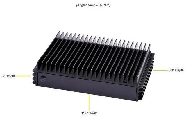 Alt view image 3 of 5 - SYS-E302-13AD IoT Fanless Single Core I3/Core I5/Core I7 UL/HL 12th Generation Or Celeron L Processor