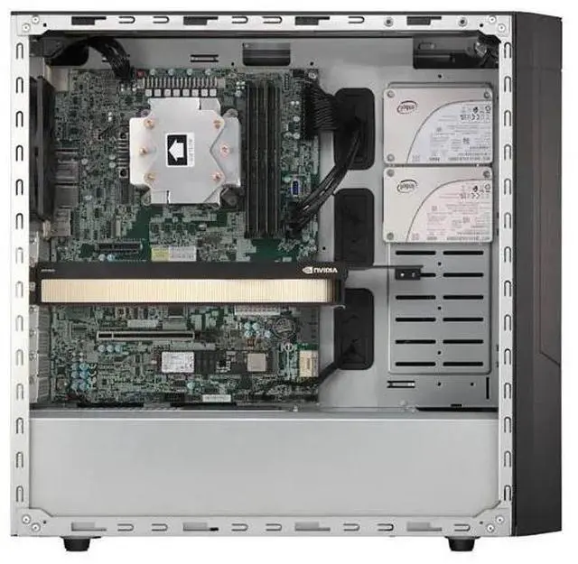 Alt view image 4 of 5 - SYS-532AW-C Workstation UP Mid-Tower Single Core Ultra 9/7/5 (Series 2) Processors
