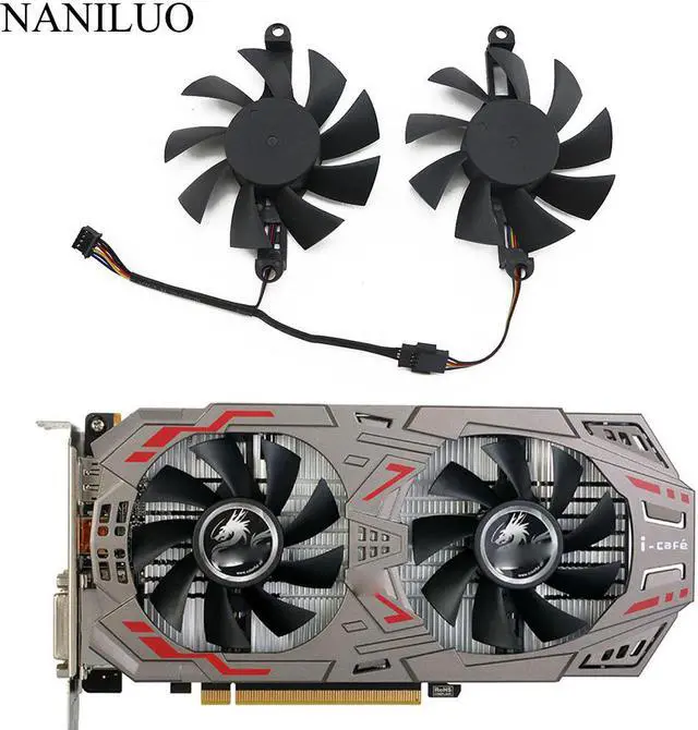 Main image of 75MM P106-100 Cooling Fan For Colorful GTX 960 950 1060 1050Ti GTX960 GTX950 GTX1060 iGame GAMING Video Graphics card Fan