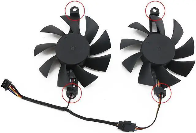 Alt view image 6 of 6 - 75MM P106-100 Cooling Fan For Colorful GTX 960 950 1060 1050Ti GTX960 GTX950 GTX1060 iGame GAMING Video Graphics card Fan