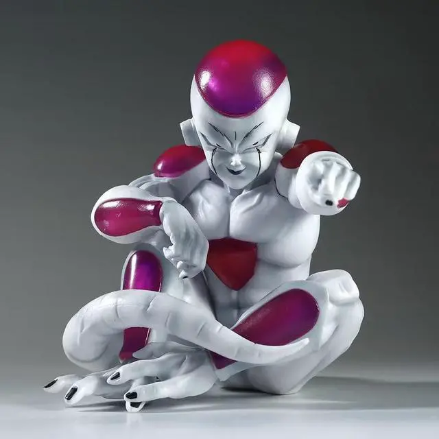 Alt view image 3 of 4 - 13CM NEW Car Ornament Anime Dragon Ball Z FIGURE CLASS Frieza Action Figure PVC Desk Ornament Collection Model Doll Toys gift