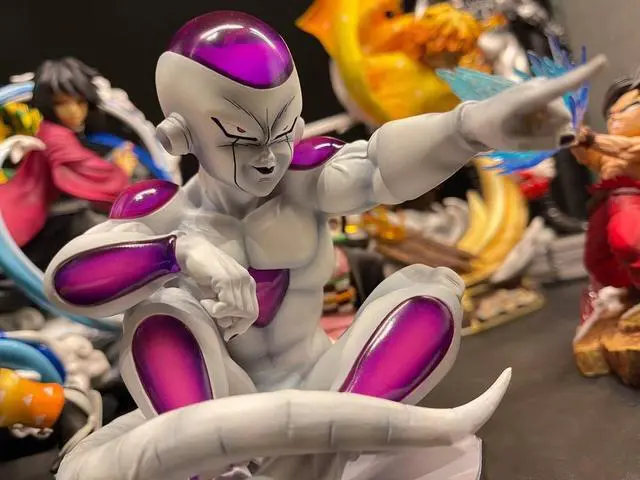 Alt view image 2 of 4 - 13CM NEW Car Ornament Anime Dragon Ball Z FIGURE CLASS Frieza Action Figure PVC Desk Ornament Collection Model Doll Toys gift