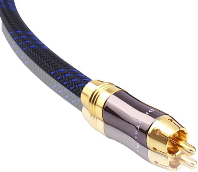 HIFI 0.5m,1m,1.5m,2m,3m,5m 1x Cinch RCA to Cinch RCA Audio cable Subwoofer cable Length: 5m RCA Cables - Newegg.com