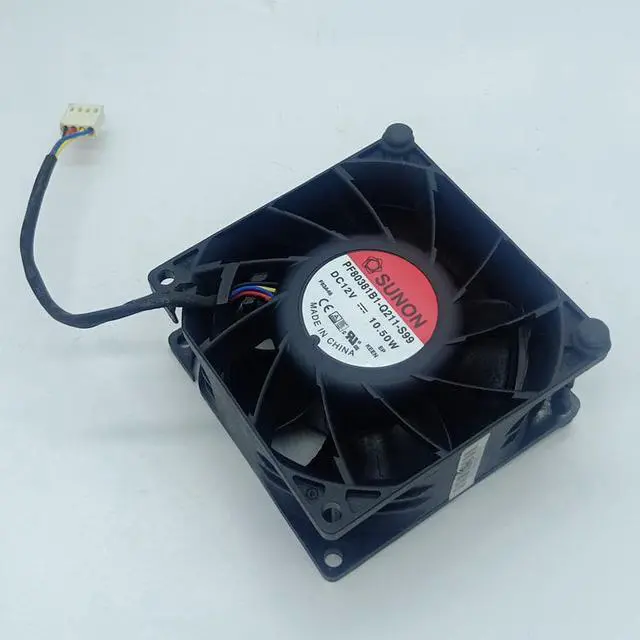 Alt view image 4 of 4 - PF80381B1-Q211-S99 For SUNON 8038 12v 10.5W 4Pin PWM Speed control Cooling Fan  8cm 7400RPM high speed